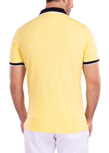 211817 - Yellow Solid Polo Shirt