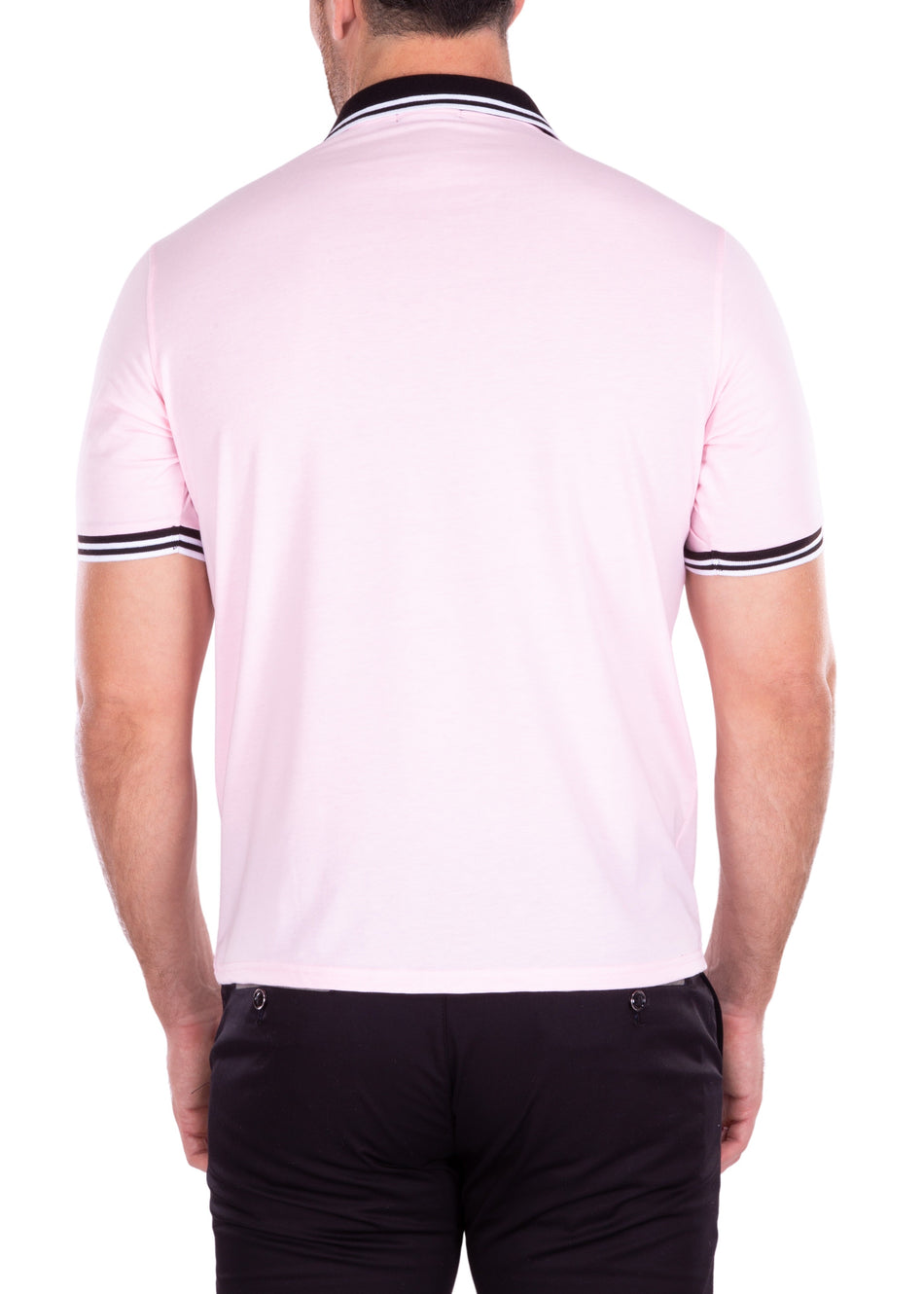 211819 - Pink Zipper Polo Shirt