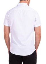 212110 - White Button Up Short Sleeve Dress Shirt