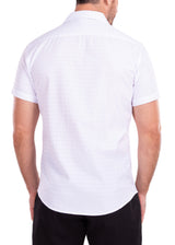 212112 - White Button Up Short Sleeve Dress Shirt