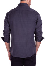 212254 - Men's Black Button Up Long Sleeve Dress Shirt