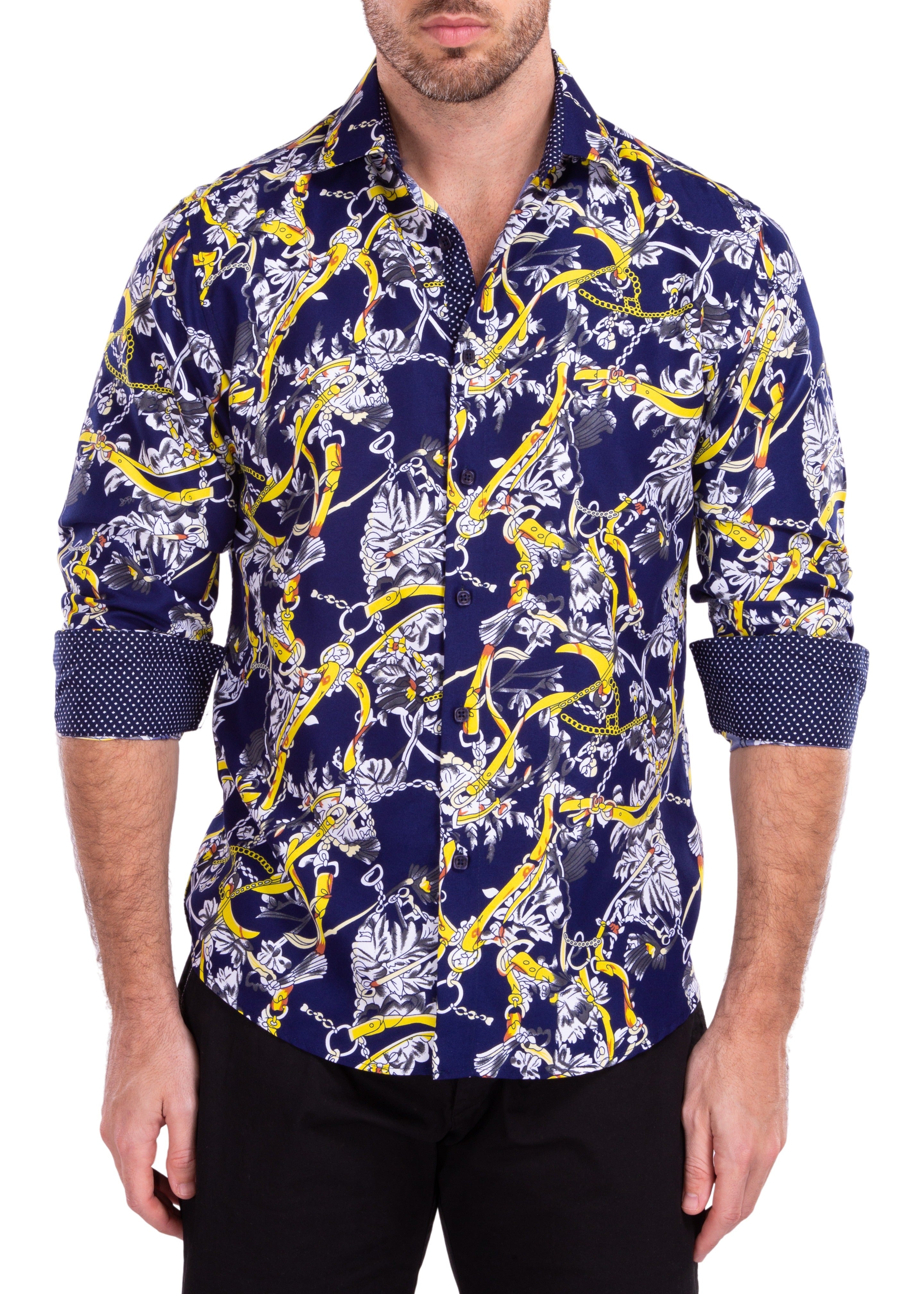 212323 - Navy Long Sleeve Shirt – NEO NYC, INC.