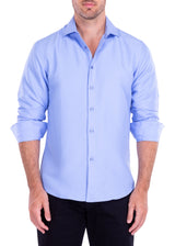 212350P - Light Blue Solid Long Sleeve Shirt