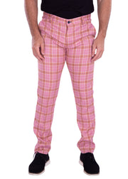 213101 - Pink Plaid Pants