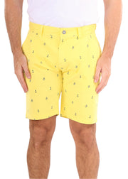 213103 - Yellow Printed Shorts