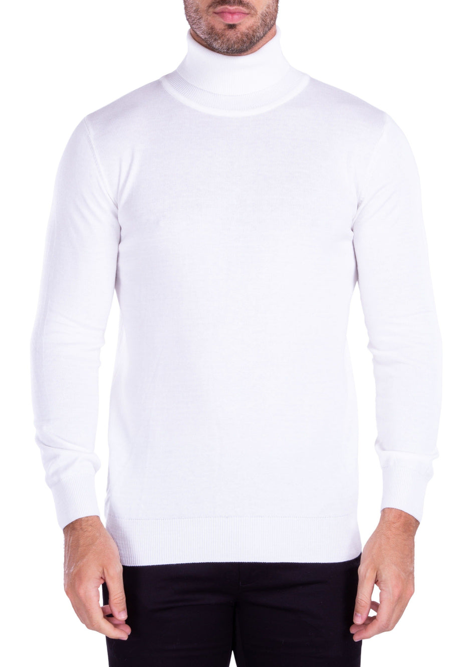 215100 - White Turtleneck Sweater
