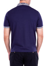 221801 - Navy Zipper Polo Shirt