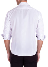 222208 - White Button Up Long Sleeve Dress Shirt