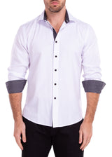 222224 - White Button Up Long Sleeve Dress Shirt
