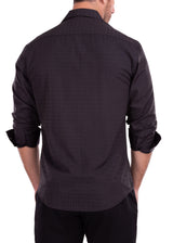 222226 - Black Button Up Long Sleeve Dress Shirt