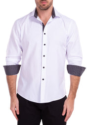 222227 - White Button Up Long Sleeve Dress Shirt