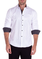 222236 - White Button Up Long Sleeve Dress Shirt