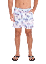 223104 - Blue Gradient Tropical Shorts