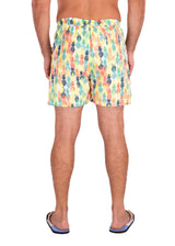 223105 - Yellow Tropical Print Shorts