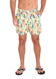 223105 - Yellow Tropical Print Shorts