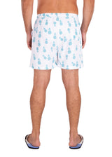 223110 - White Tropical Print Shorts