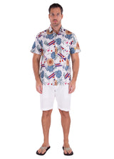 226001 - White Cotton Hawaiian Shirt