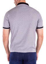 231833 - White Half Button Polo Shirt