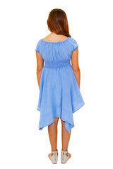 G1004 - Blue Cotton Dress
