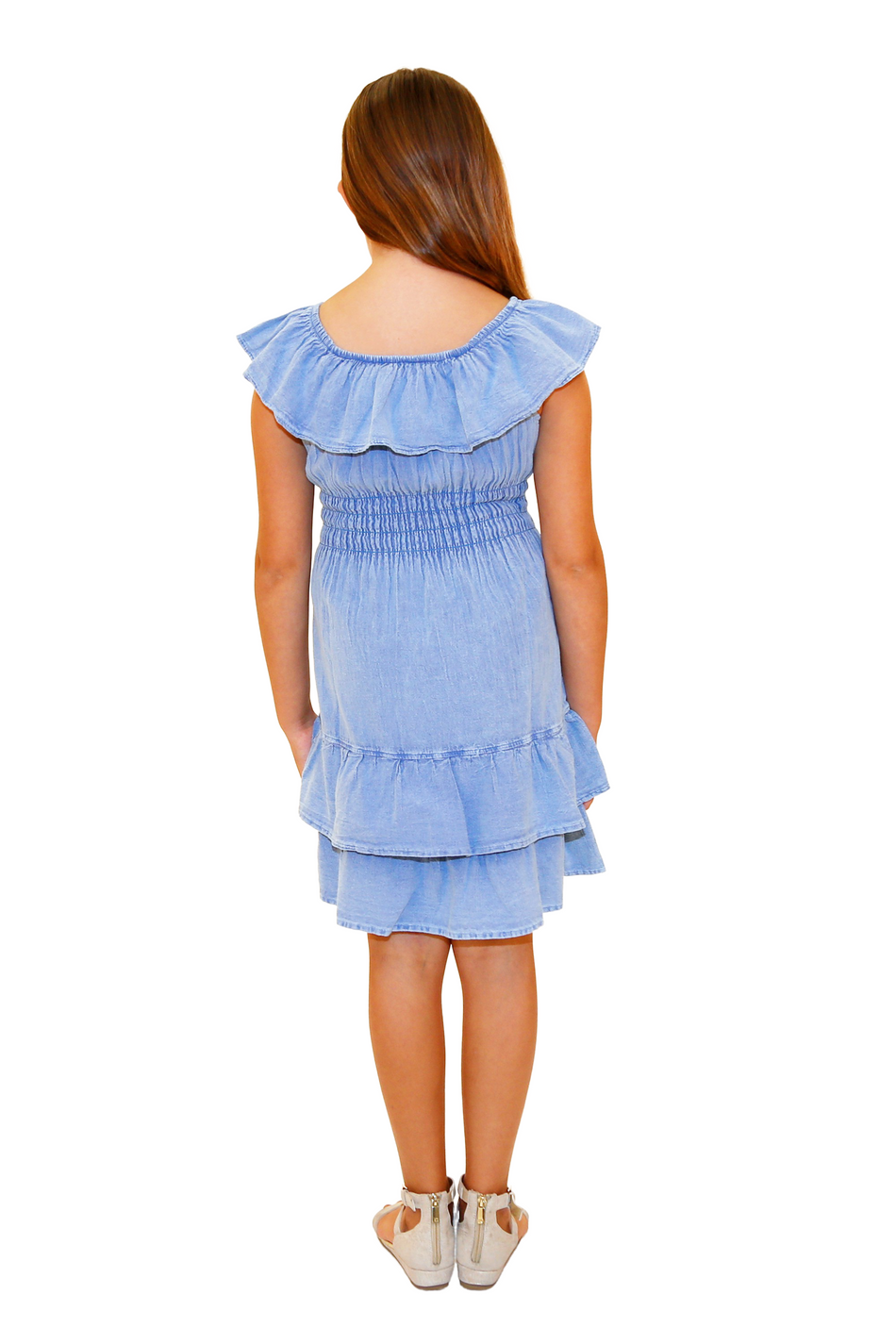 G1005 - Blue Cotton Dress