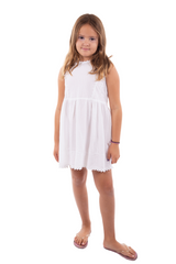 G1110 - White Cotton Dress