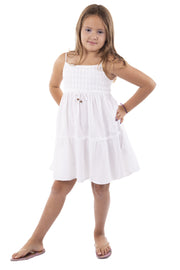 G1111 - White Cotton Dress