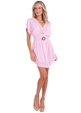 NW1025 - Baby Pink Cotton Dress