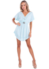 NW1025 - Baby Turquoise Cotton Dress
