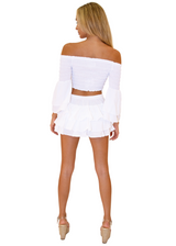 NW1030 - White Cotton Skirt