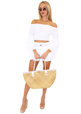 NW1030 - White Cotton Skirt