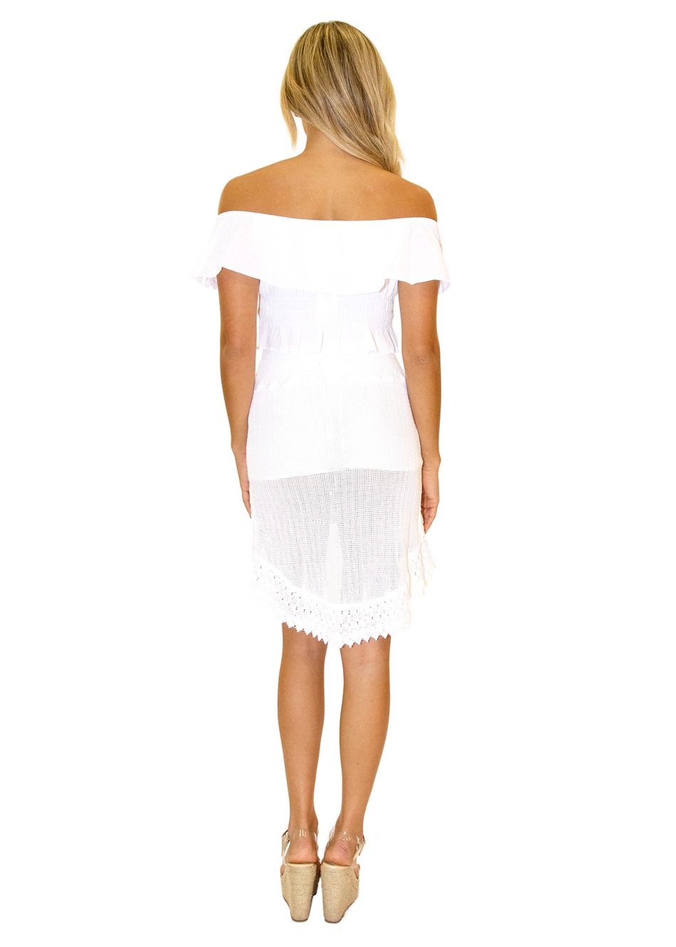 NW1057 - White Cotton Skirt
