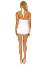 NW1058 - White Cotton Shorts