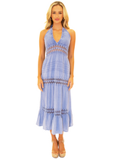 NW1068 - Blue Cotton Dress