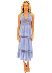 NW1068 - Blue Cotton Dress