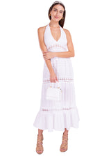NW1068 - White Cotton Dress