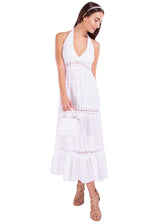 NW1068 - White Cotton Dress