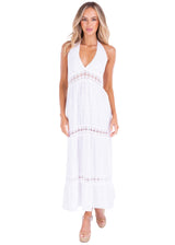 NW1068 - White Cotton Dress