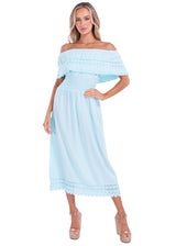 NW1079 - Baby Turquoise Cotton Dress
