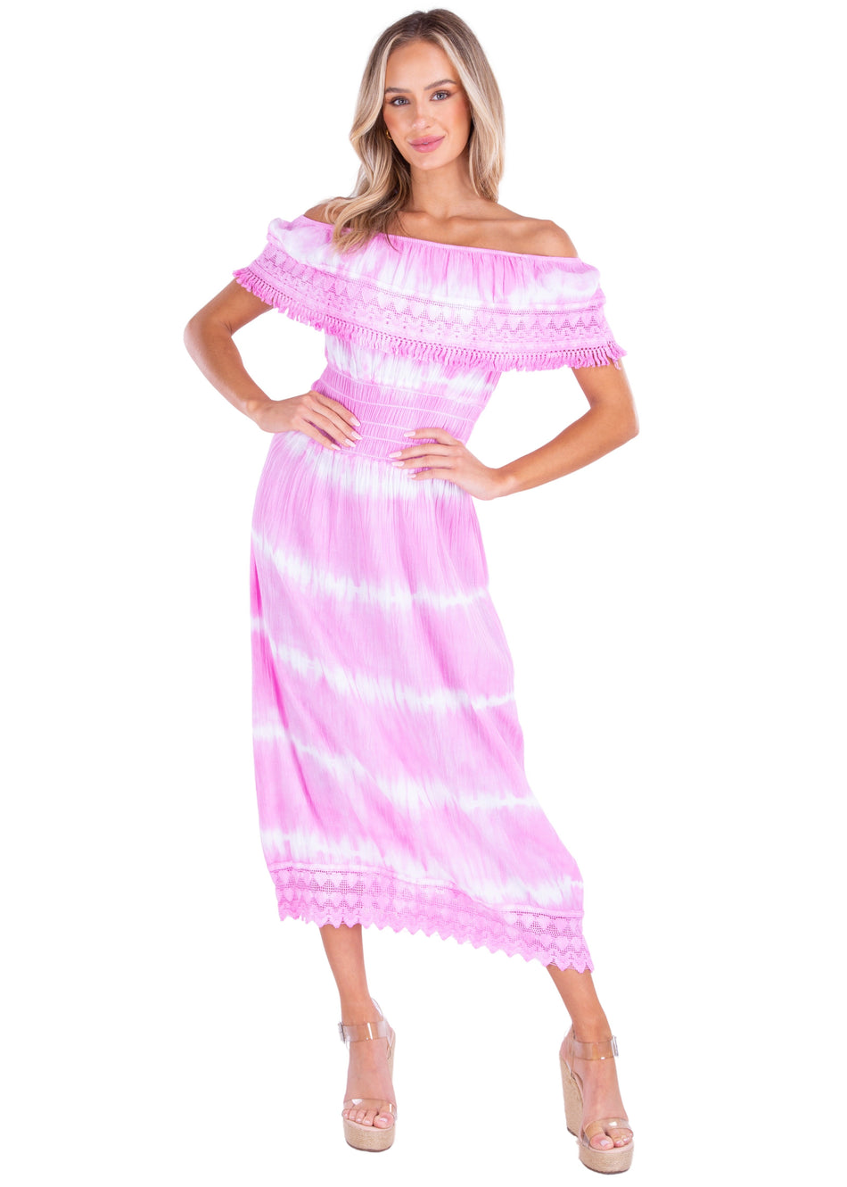 NW1079 - Pink Wash Dress