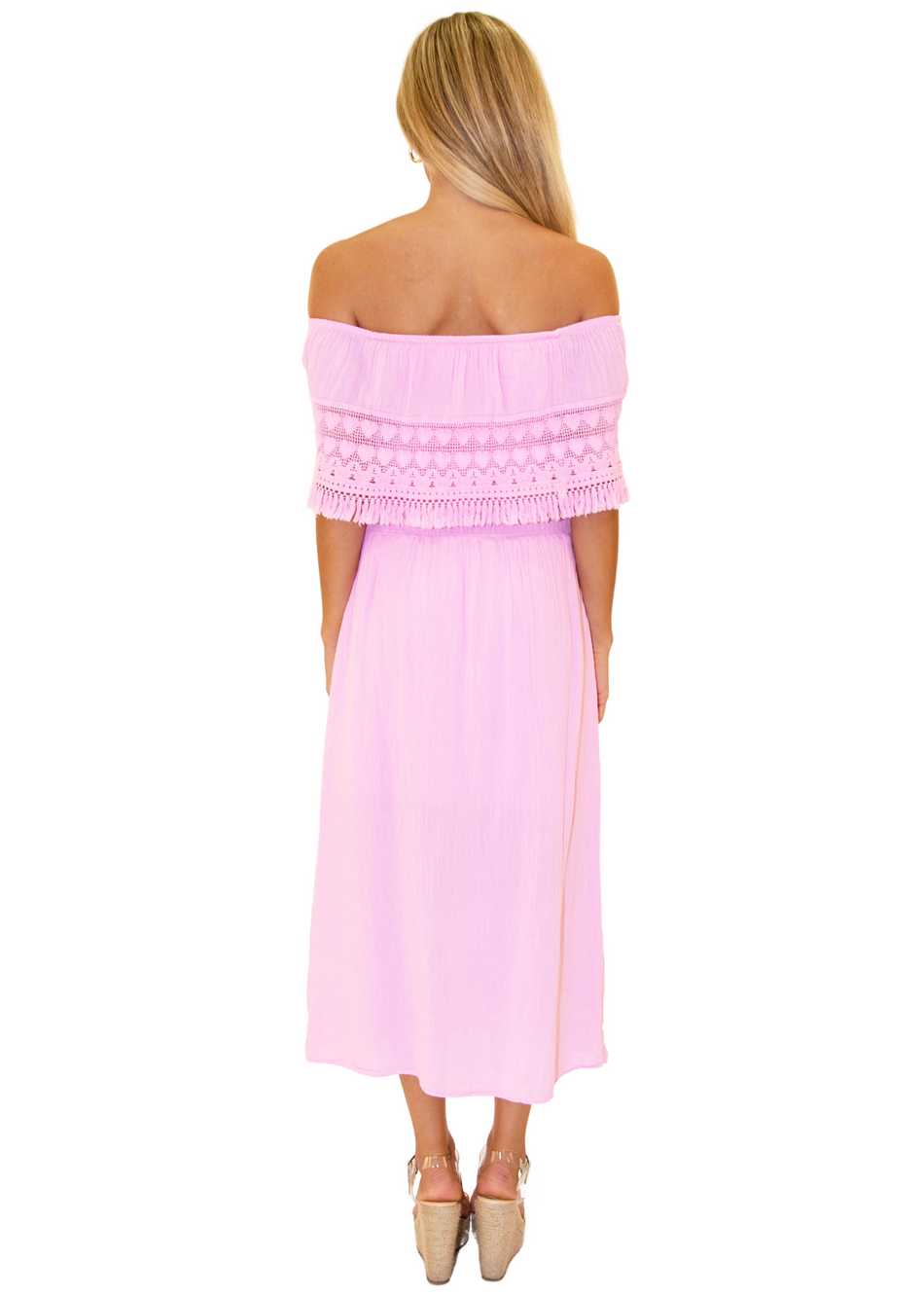 NW1079 - Pink Cotton Dress