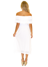 NW1079 - White Cotton Dress