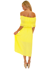 NW1079 - Yellow Cotton Dress