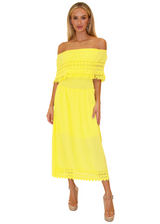 NW1079 - Yellow Cotton Dress
