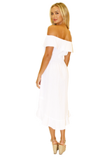 NW1083 - White Cotton Dress