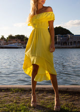 NW1083 - Yellow Cotton Dress