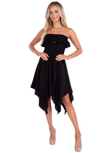 NW1095 - Black Cotton Dress