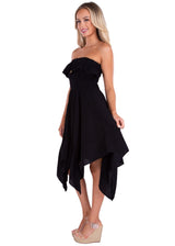 NW1095 - Black Cotton Dress