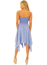 NW1095 - Blue Cotton Dress