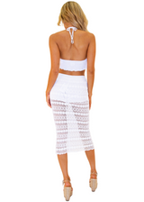 NW1135 - White Cotton Skirt