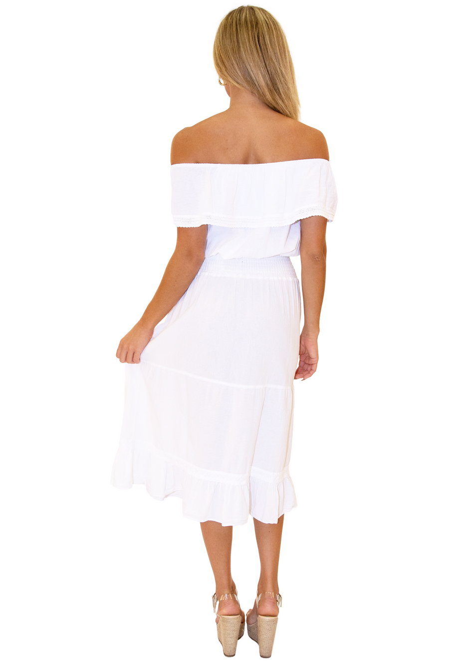 NW1149 - White Cotton Skirt
